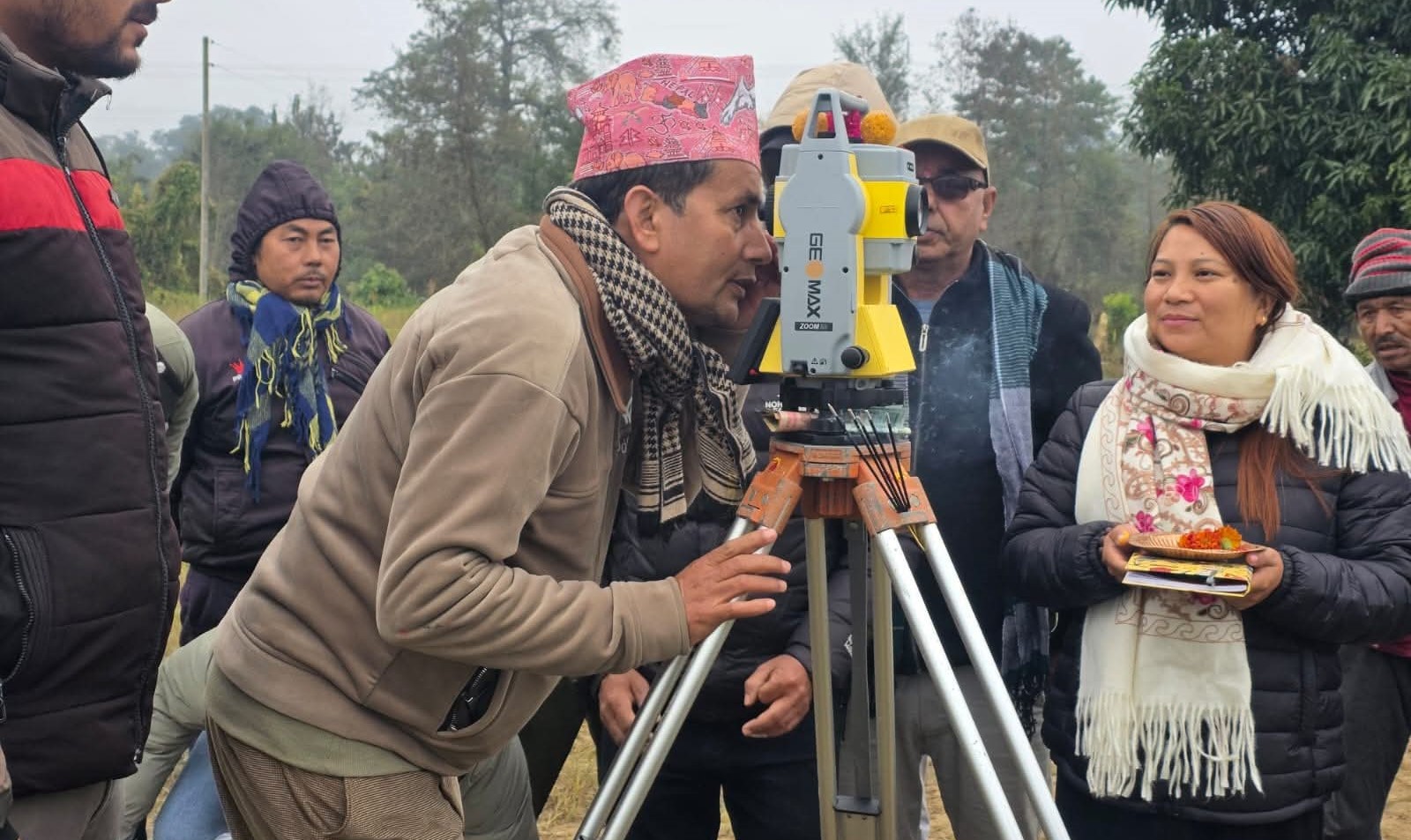 निजगढ–६ मा भूमिहीन दलित, सुकुम्बासीको जग्गा नापजाँच सुरु